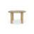 Tully Oak Round Solid Wood Base Dining Table