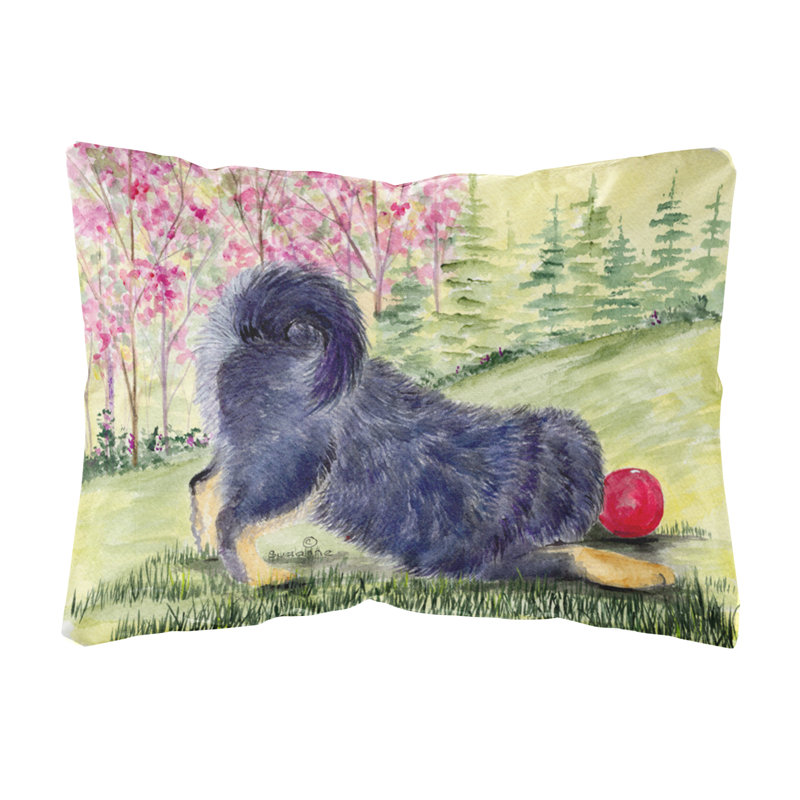Coussin décoratif intérieur/extérieur rectangulaire tririgide