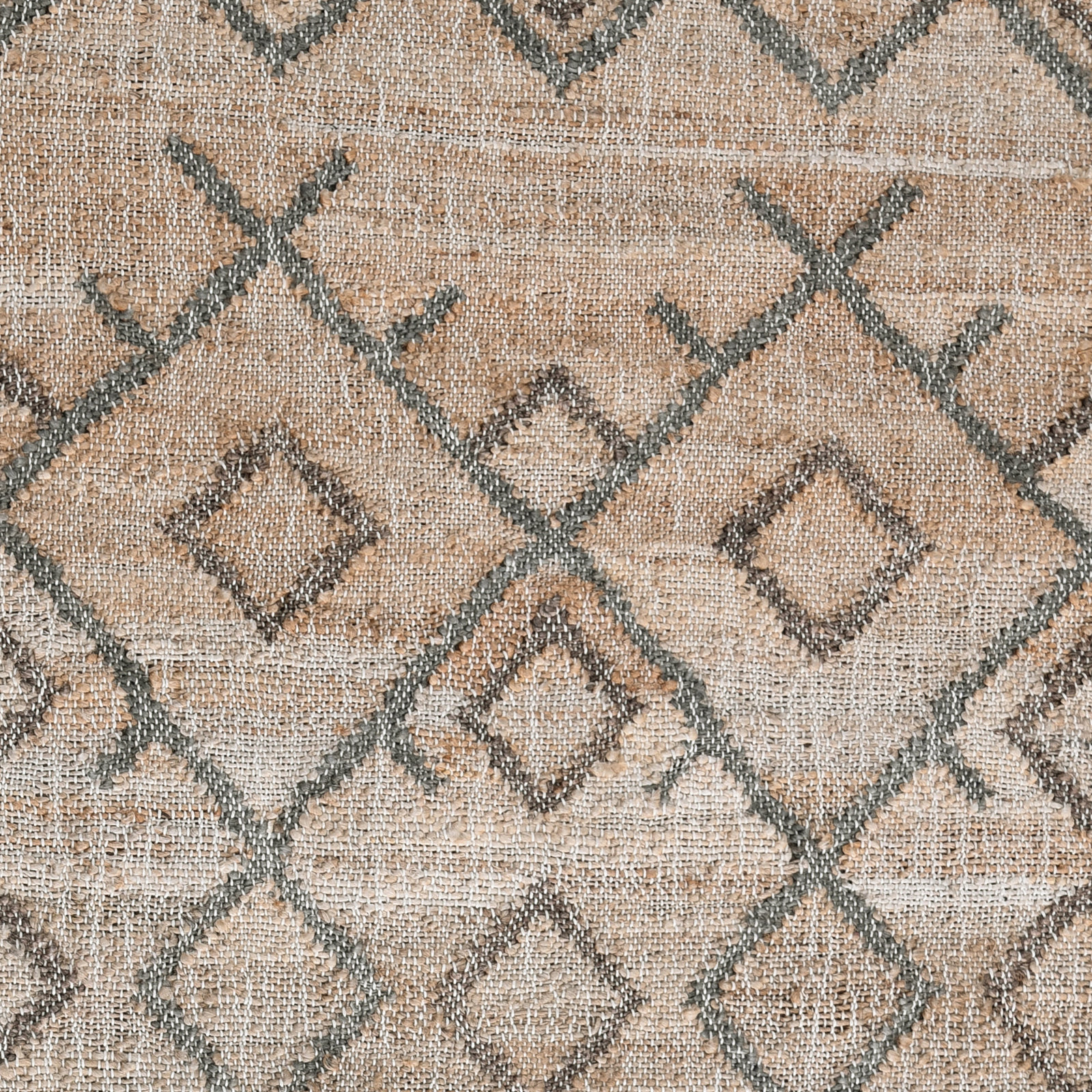 Manistique Handmade Jute / Sisal Gray/Brown Rug, Rectangle 5' x 8'