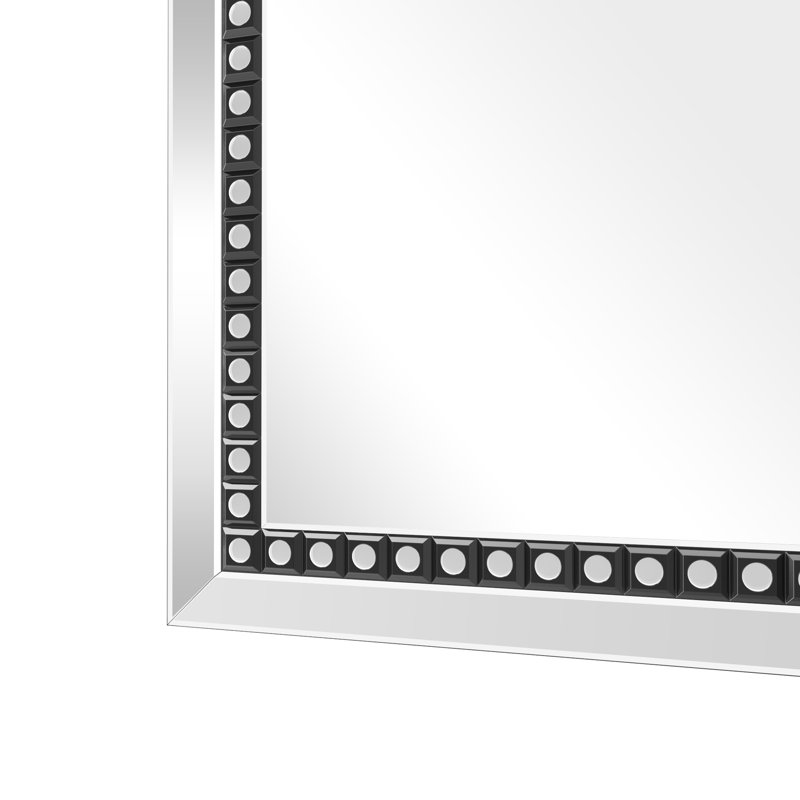 Bradli Rectangle Beveled Decorative Wall Mirror Accent Mirror