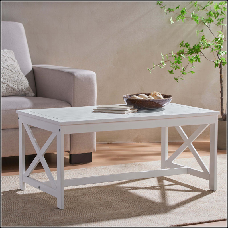 Table basse, Blanc