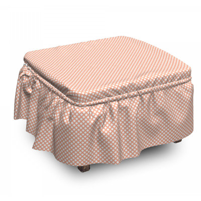 Box Cushion Ottoman Slipcover