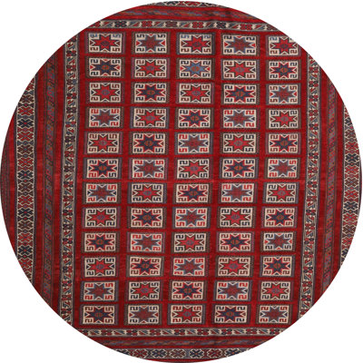 Tapis à aire brune contemporaine