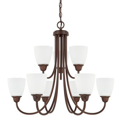 Lustre classique à 9 lumières Trenton