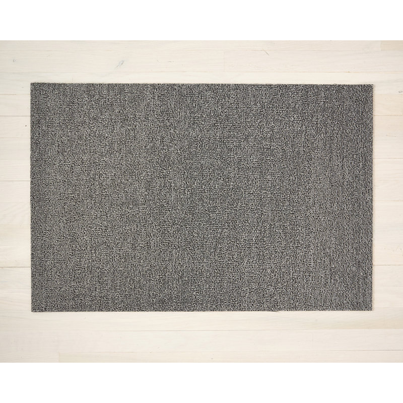 Chilewich Easy Care Heathered Shag Doormat, Gray, 0.27" H x 24" W x 36" D
