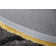 Thionville Abstract Shag Mustard/Gray/Beige Area Rug