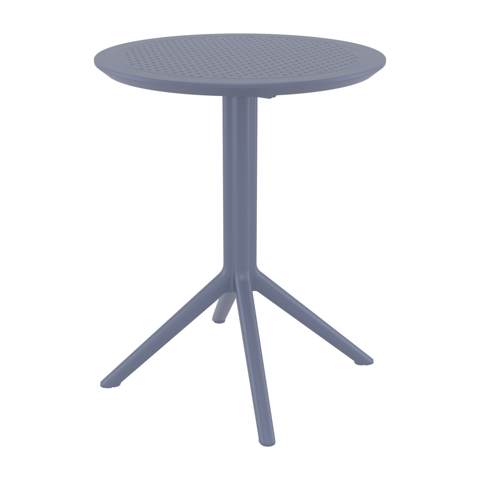 Farrah Round 2 - Person 24" Long Bistro Set, Dark Gray