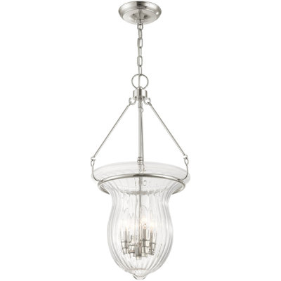 Luminaire suspendu urne 4 lumières Adola