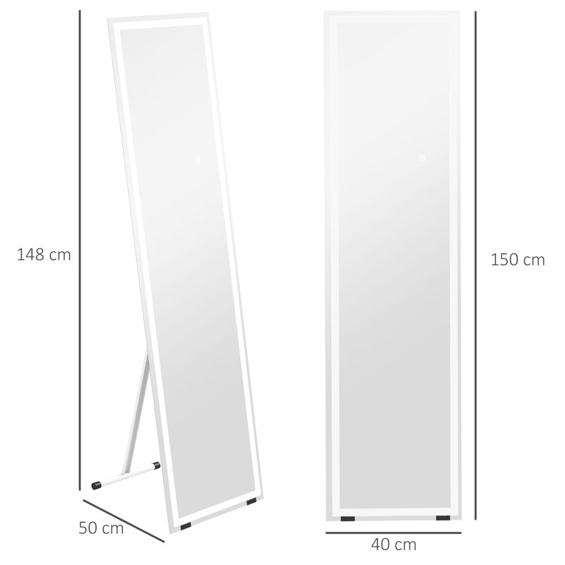 Bonamy Rectangle Floor Mirror