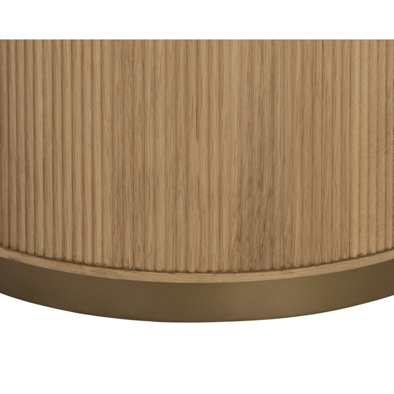KALLA End Table, Brown