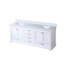Meuble-lavabo double 80 po X P 22 po D, avec plateau en marbre de culture-117843919
