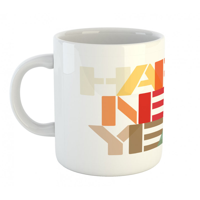 Grande tasse à café happy new year