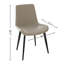Chaise d'appoint en cuir Angiens-1318748891-1331919393