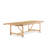 Audre Extendable Rectangular Eucalyptus Outdoor Dining Table
