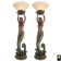 Goddess Offering Mermaid Torchiere Lamp