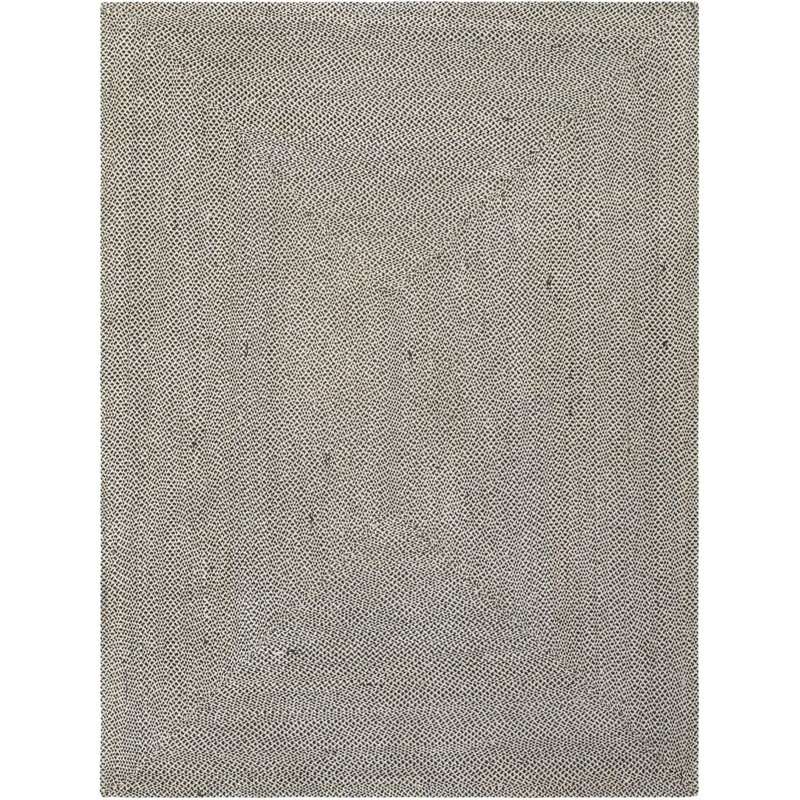 Tapis contemporain Aideen - gris, Rectangle 9 pi x 12 pi
