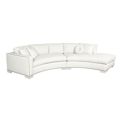 Michael Weiss 2-Piece Curved Sectional