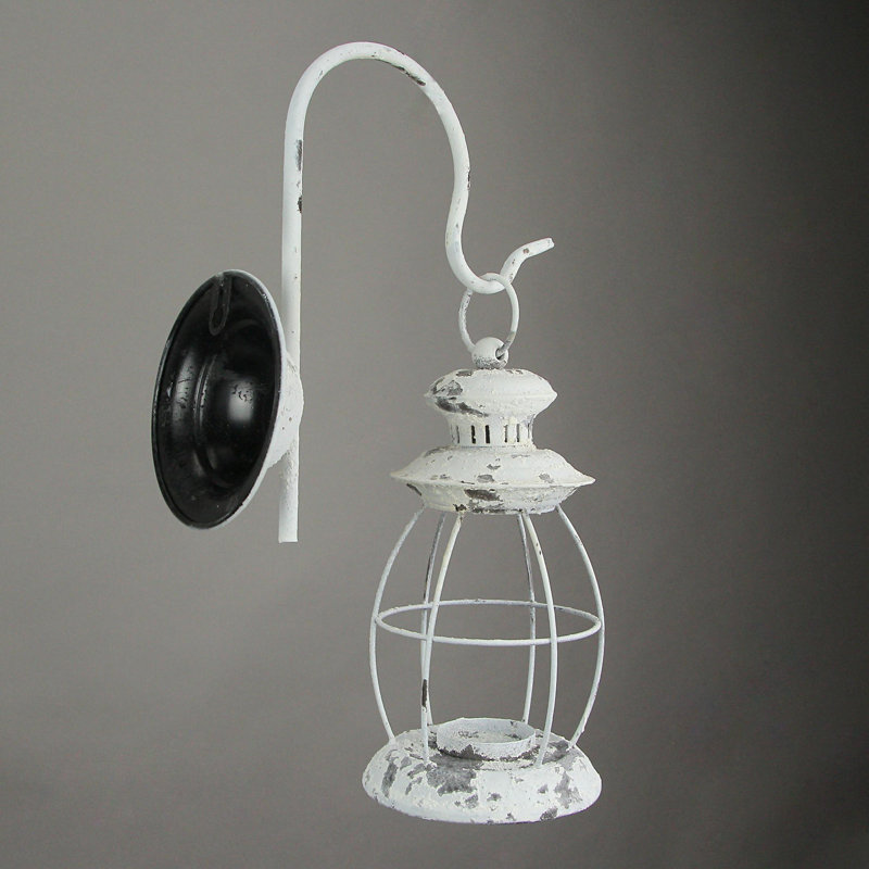 16.25'' H Stainless Steel Wall Votive Holder