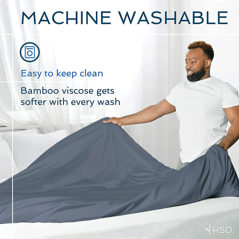 Rayon Sheet Set, King, White