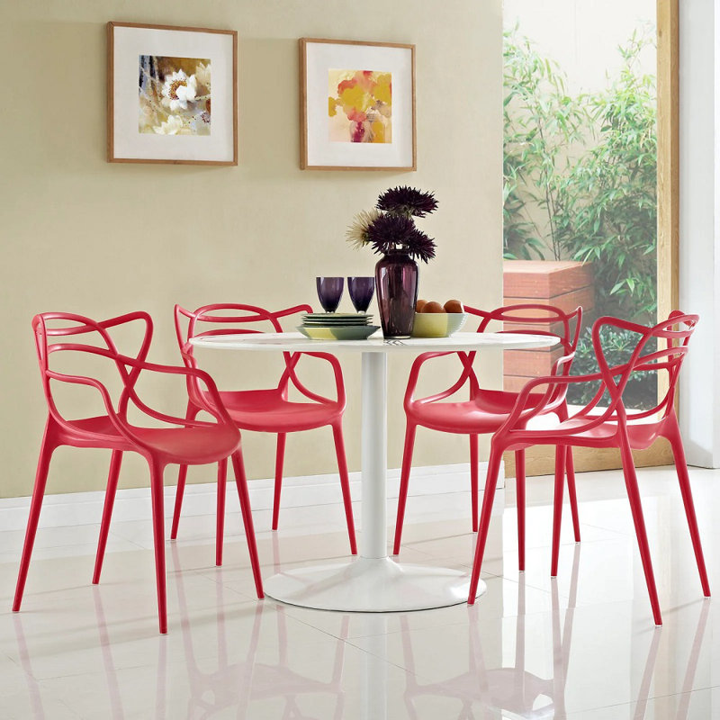 Chaise d'appoint à oreilles Halt Whistle, 2, Rouge