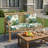 Versatile Patio Cushion Set With Weatherproof Fabric - Includes Bench Cushion & 2 Pillow Covers For Garden And Porch Furniture-746785756-746785746