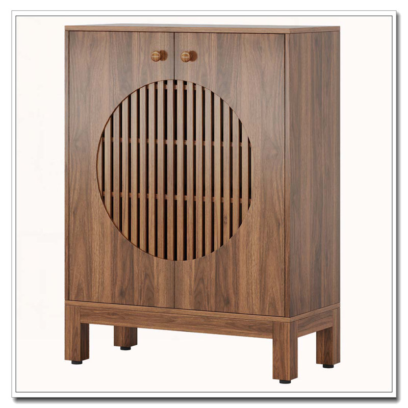 Armoire à café avec rangement 28,74 po avec 2 portes et tablettes