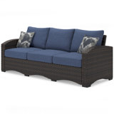 Genni 80.38'' Outdoor Patio Sofa