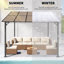Pergola murale d'extérieur durable 10 * 10Ft