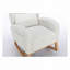 Chaise berçante rembourrée en tissu Teha Teddy-34025546