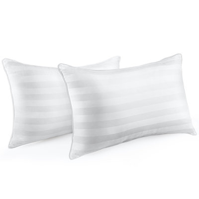 Ensemble de 2 oreillers en duvet de duvet synthétique