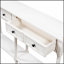 Console rustique avec deux tiroirs de rangement et une tablette inférieure pour un assemblage facile et une décoration élégante-1428837060