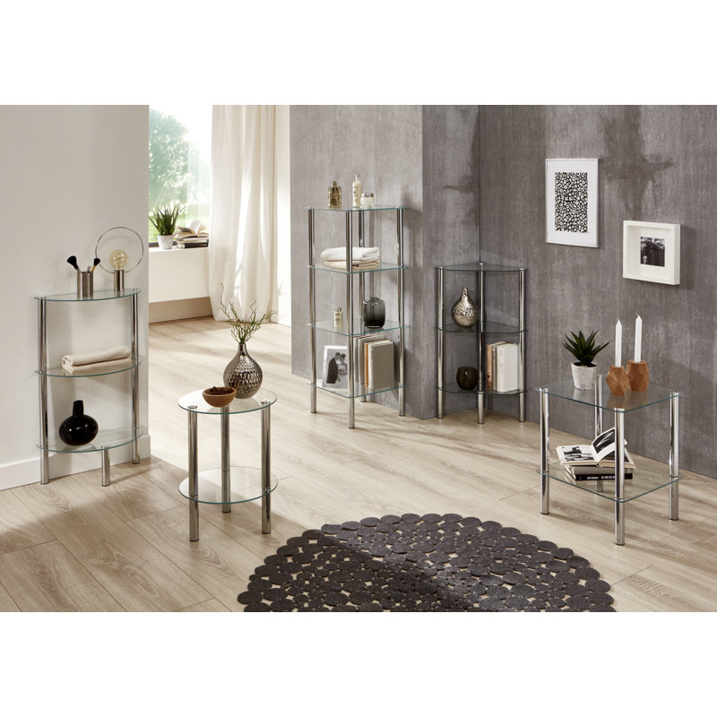 , Chrome Suni bookcase