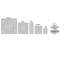 Tapis oriental gris clair / gris foncé / ivoire-955880692