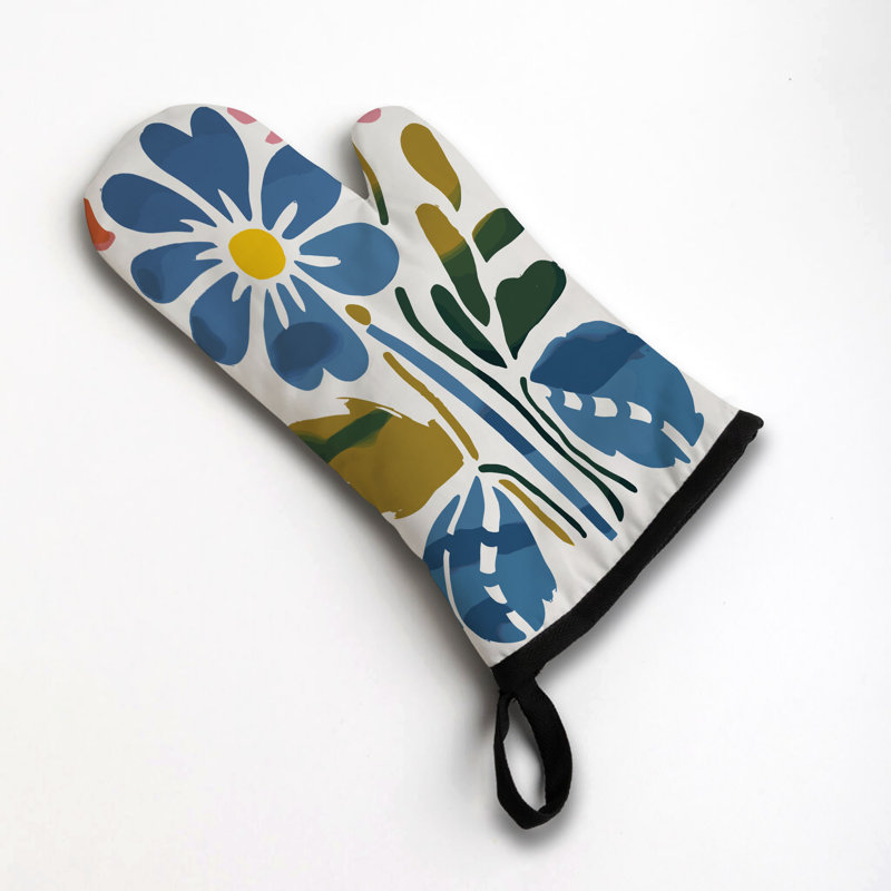 Art Petals Oven Mitt