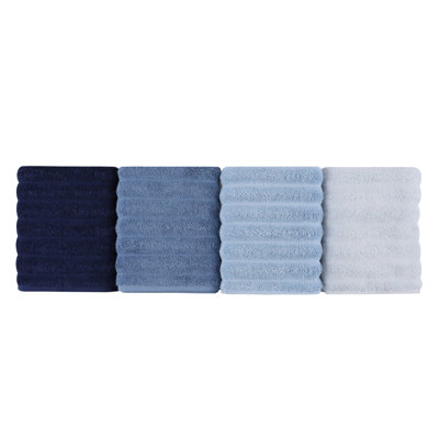 Ensemble de serviettes 4 pièces 100% coton