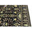 Tapis oriental noir Oushak Chobi