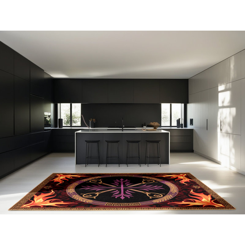 Tapis Chateau Bloom, Carré 3 pi