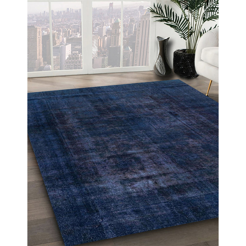 Abstract Indoor Rug, Square 5'