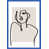 Blue Framed Paper
