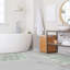 Sandcliff Checkered Cotton Non-Skid Machine Washable 2 Piece Bathroom Rug Set-1182882587