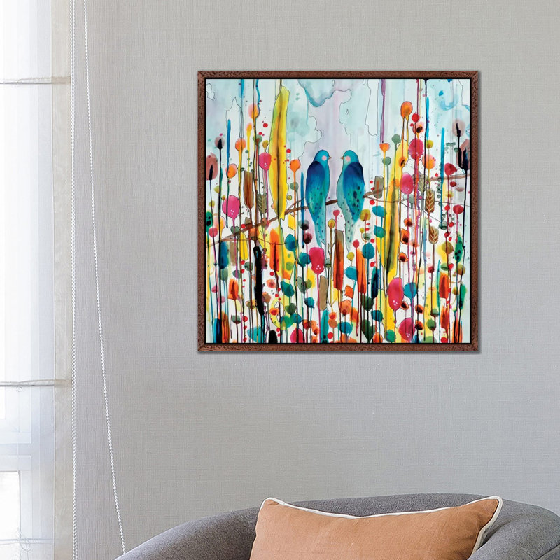 We by Sylvie Demers - Print on Canvas, 45.72 cm H x 45.72 cm W, Classic Wood Floater Framed