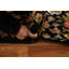 Tapis oriental en laine à teinture végétale Aubusson noué à la main 4 x 6
