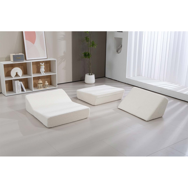 Canapé confortable de style Mid-Century moderne avec fabrication en bois massif et accoudoirs élégants