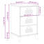 Table de chevet en bois massif Clemensia-2026501702