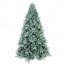 Arbre de Noël 6 pi en PE / PVC avec 1390 pointes, branches articulées, aspect naturel et support en métal stable pour un assemblage facile-2117606494