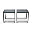 CALVIN 20" Wicker Outdoor Side Table (Set of 2) by Real Flame-325164630