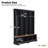 Modern 3-in-1 Hall Tree with 8 Hooks, Open Compartments and Shoe Rack