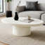 Table basse ovale blanche Hillsborough
