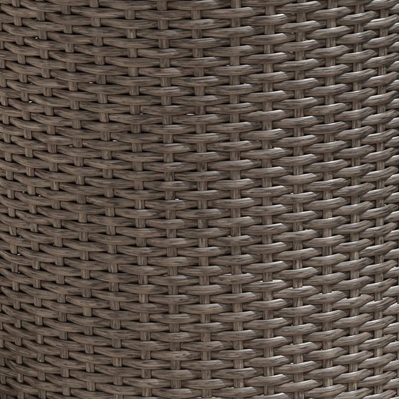 Table d'appoint Barrel, Gris