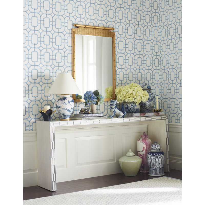 Napa 75'' W Solid Wood Console Table, Carrara 